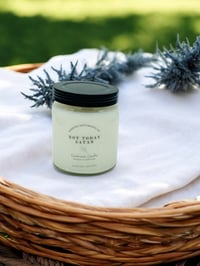 Image 3 of Not Today Satan 12 oz Apothecary Soy Wax Candle