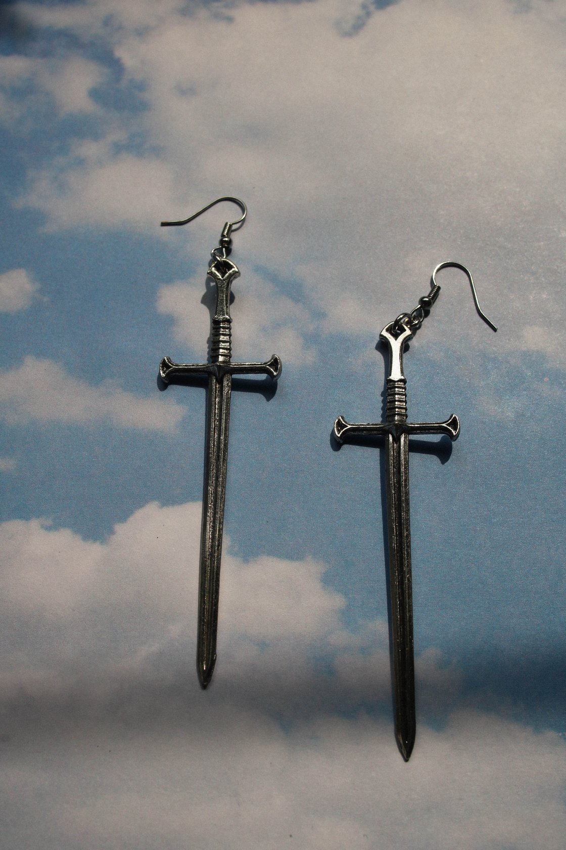 Image of sword earrings