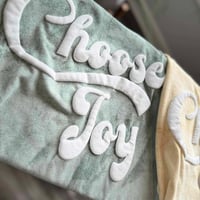 Image 2 of Choose Joy Tee- Smashed Olive