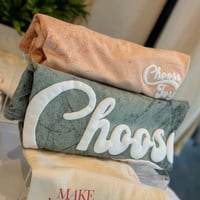 Image 1 of Choose Joy Tee- Smashed Olive