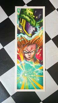 Image 1 of Gohan X Cell Print