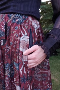 Image 4 of Stag Hunt Tapestry Midi Skirt