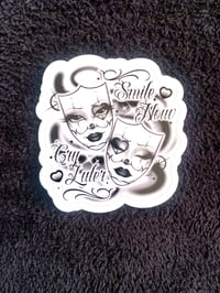 Image 2 of Smile Now x Cry Later Girls Vinyl Sticker 
