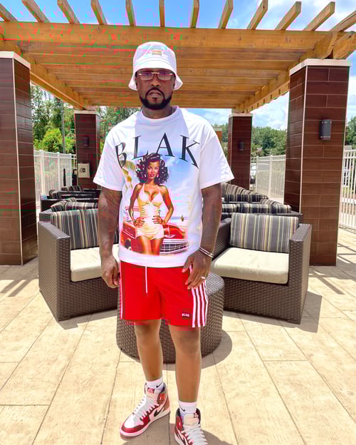 Image of The BLAK 24' Summer Shorts in Red