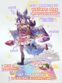 Image 1 of [LIMITED PRE-ORDER] Hayami Mae Acrylic Stand + Postcard