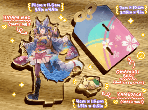 Image of [LIMITED PRE-ORDER] Hayami Mae Acrylic Stand + Postcard
