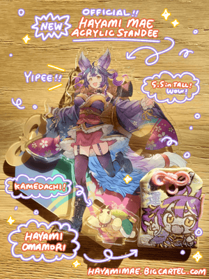 Image of [LIMITED PRE-ORDER] Hayami Mae Acrylic Stand + Postcard