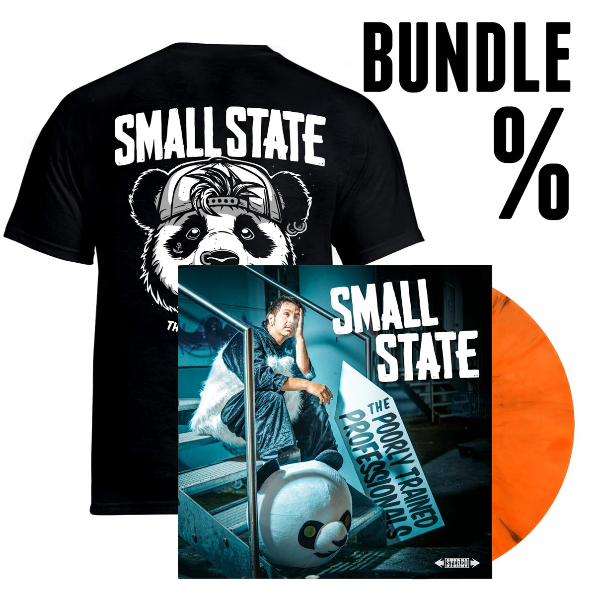 PRE-SALE TPTP / VINYL CLEAR ORANGE + PANDA SHIRT