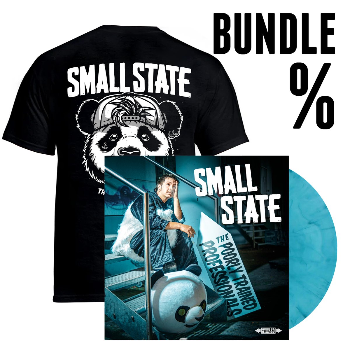 PRE-SALE TPTP / VINYL CLEAR BLUE + PANDA SHIRT