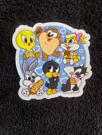 Image 2 of Looney and Friends Vinyl Sticker