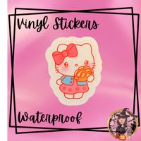 Image 1 of Kitty concha Vinyl Sticker 
