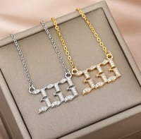 Image 4 of Angel Number Necklace