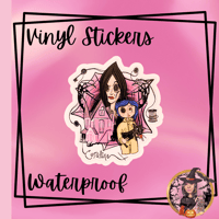 Image 1 of Coraline x Mother Vinyl Sticker 