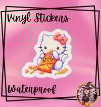 Image 1 of Kitty x Chettos Vinyl Sticker 