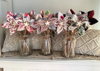 Image 1 of Memory Flowers custom created from a clients loved ones precious clothing