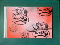 Image 2 of Good grief monoprint orange dust