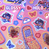 Retro Love Holo Sticker Sheet