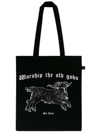 Image 1 of old gods shopper tote bag