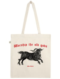 Image 2 of old gods shopper tote bag