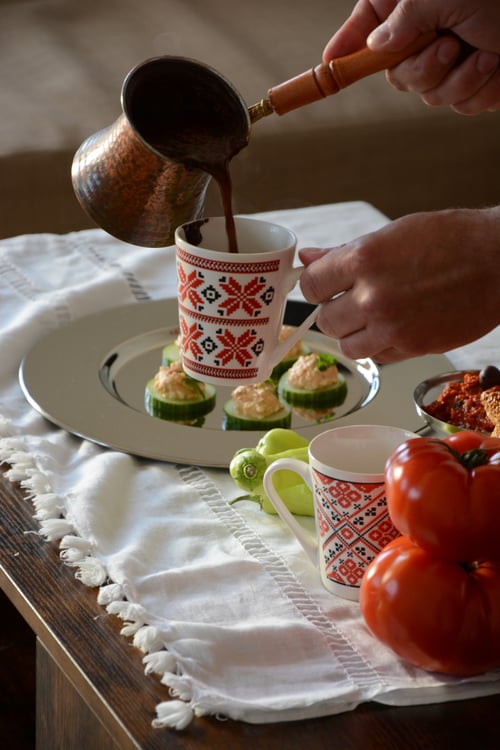 Image of Embroidery & Brunch, with traditional Macedonian patterns by Damaja and food by Kori