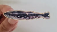 Image 1 of Wooden Whale pin 