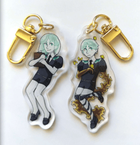 Image 3 of Phosphophyllite Keychains (B GRADE)