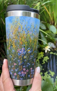 Image 3 of 'Forget Me Not' Thermal Flask