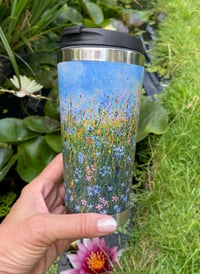 Image 1 of 'Forget Me Not' Thermal Flask