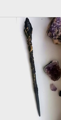 Image 5 of Obsidian Crystal wand