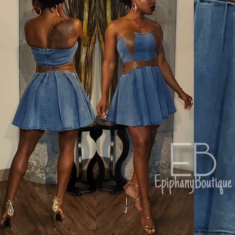 Image of The Briana Denim Dress