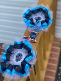 Image 1 of Ruffle anklet and bows infant toddler