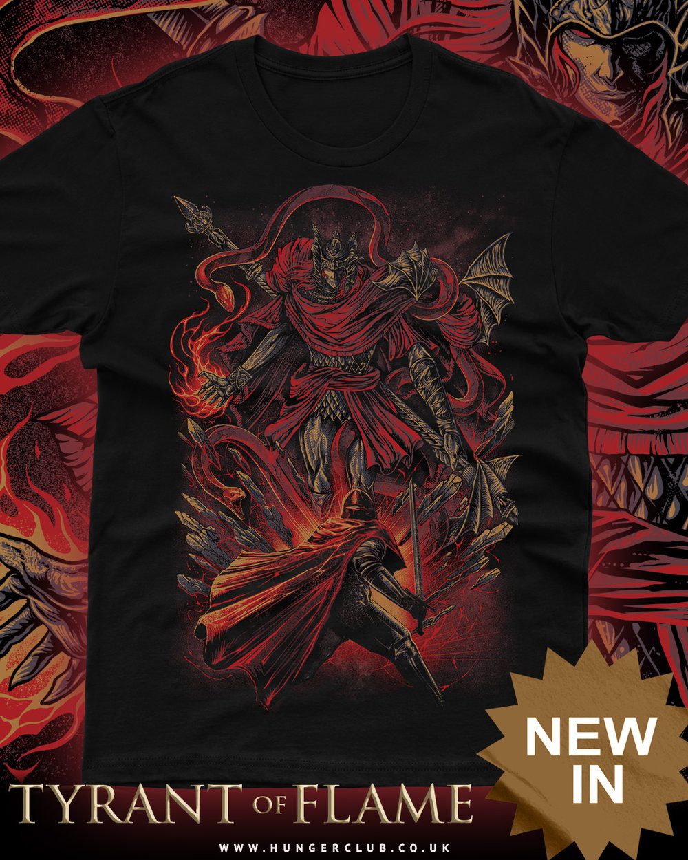 Image of Tyrant Of Flame (FRONT ONLY) 