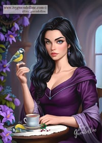 Image 1 of Signa Farrow inspired fan art / page overlay