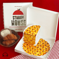 Image 2 of Starry Kitchen - Pop-up Apple Pie Card.