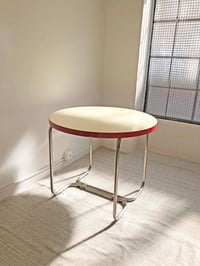 Image 3 of //VENDIDA//  MESA DE MELAMINA CON PATAS CROMADAS, AÑOS 60