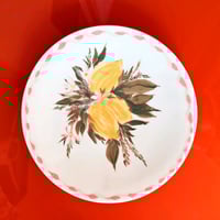 Image 3 of Porcelain plate, ceramic plate "Lemon parfait"
