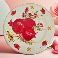 Image 1 of Ceramic plate ceramic plate with painting "Sun's smile"