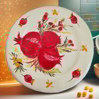 Image 3 of Ceramic plate ceramic plate with painting "Sun's smile"