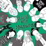 Image of Dinosaur Skull / Dealing With Damage / Yootha Today - Split 7" (green)