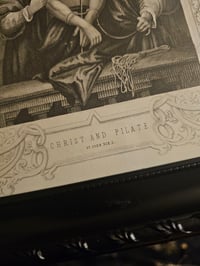 Image 7 of 1800s Bible Page "Jesus Thorn Crown” And Real Preserved Web
