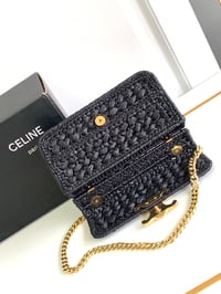 Image 3 of  Cèline Raffia Crossbody