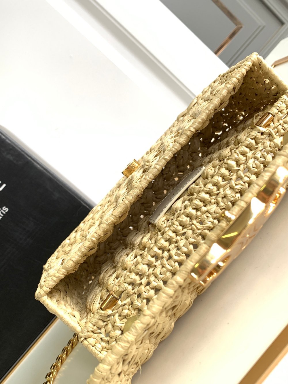  Cèline Raffia Crossbody