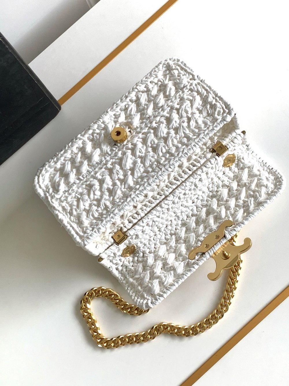  Cèline Raffia Crossbody