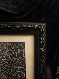 Image 5 of "Jesus" 1800s Bible Page With Preserved Web 