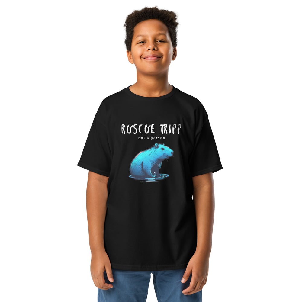 Youth Blue Capybara T-shirt