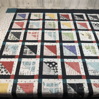 Image 3 of MODERN MAKER Baby Blanket Quilt Pattern 46" x 53" by Carrie-Along-Quilts