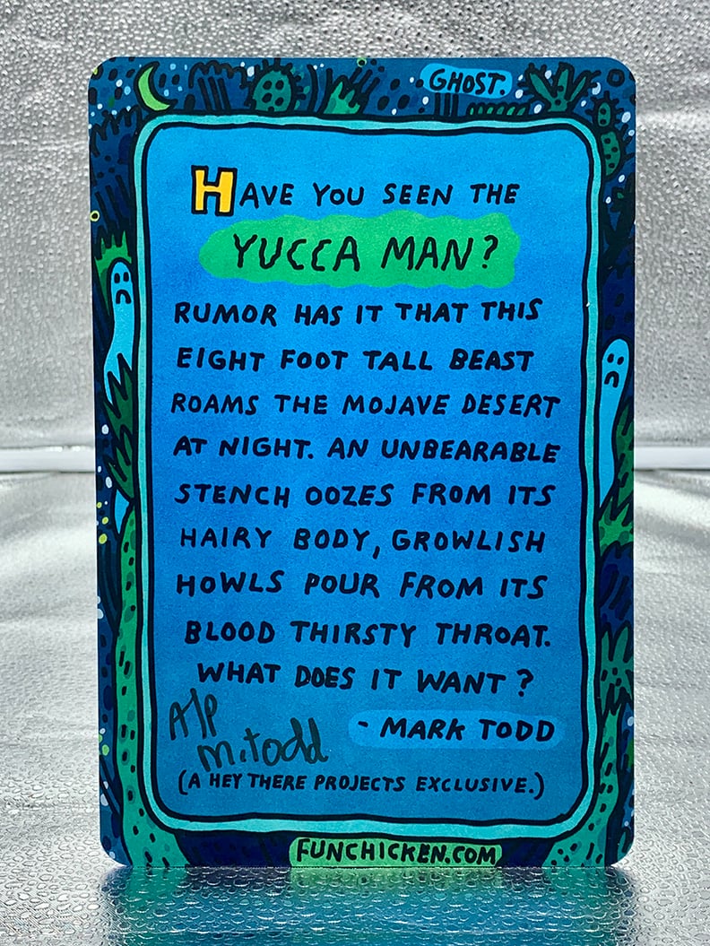 Image of (Mark Todd) Yucca Man (Chewback) green edition