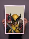 Limited Edition Signed Gicleé print: Deadpool & Wolverine