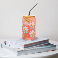 Image 5 of Lilac Floral Glass