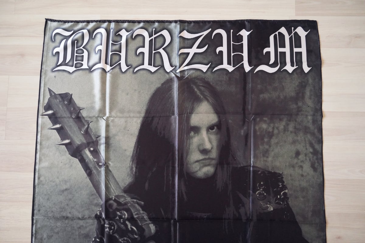 BURZUM - Varg Vikernes Flag (cloth poster Banner tapestry